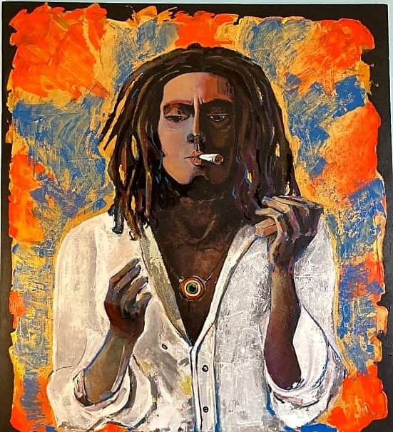 Portret Bob Marley