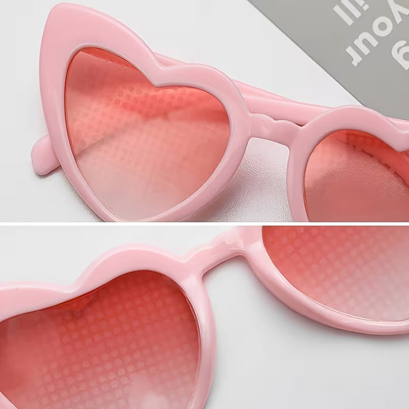 😍 Ochelari cu efect INIMI LUMINOASE