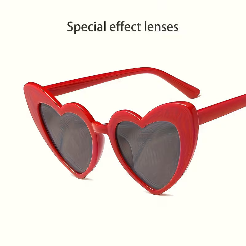 😍 Ochelari cu efect INIMI LUMINOASE