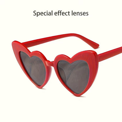 😍 Ochelari cu efect INIMI LUMINOASE