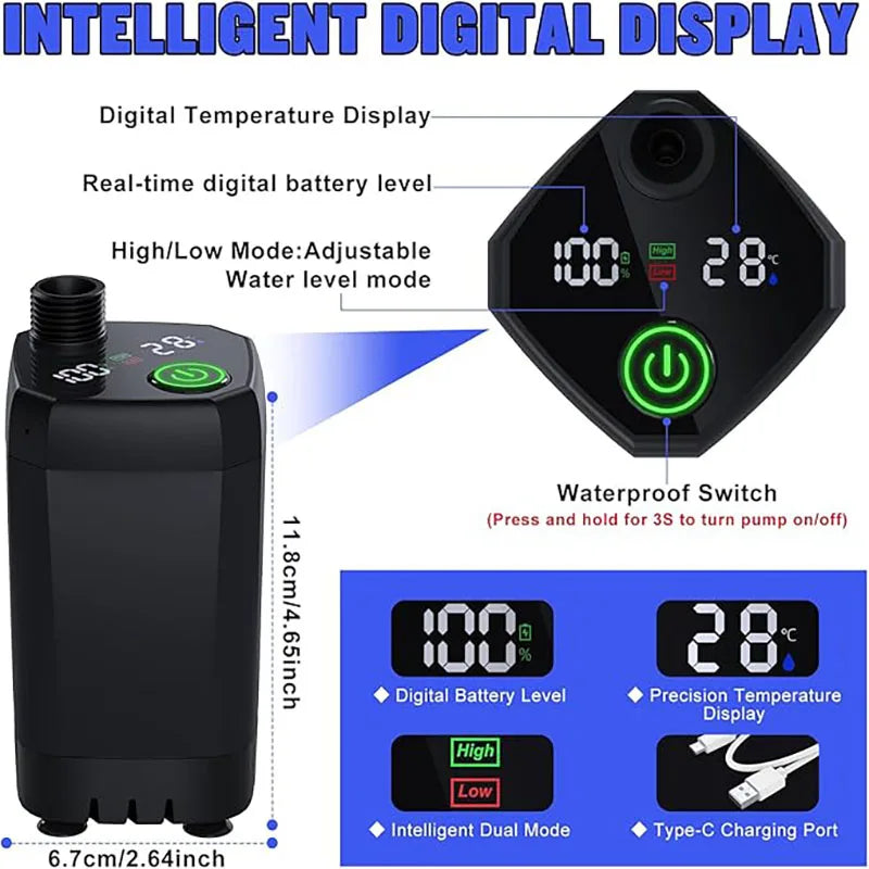 Duș portabil inteligent