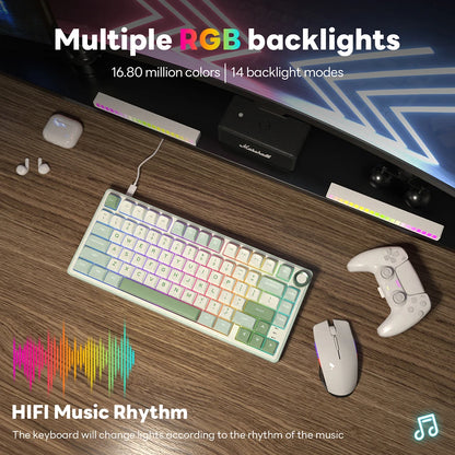 Tastatură iluminată multicolor