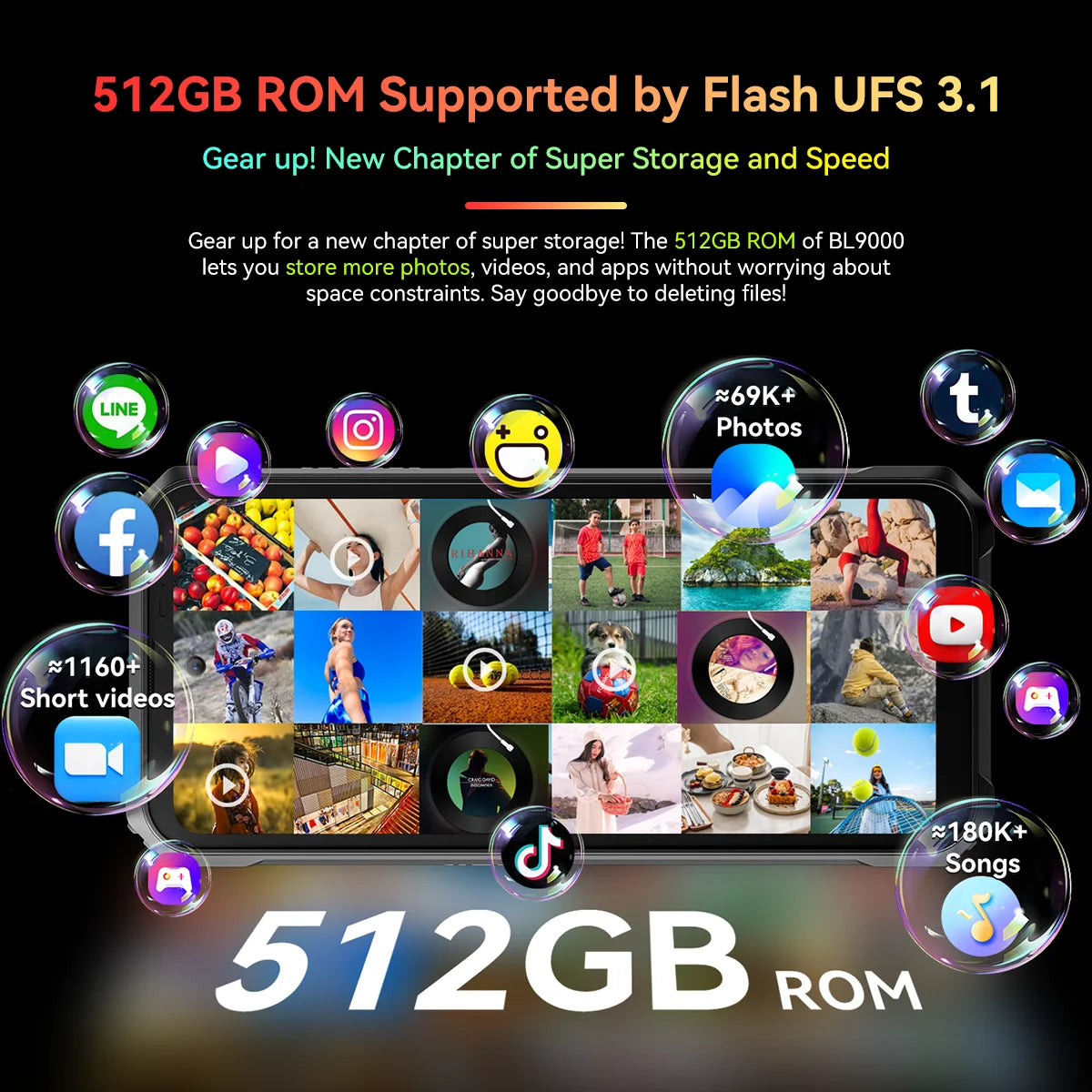 Blackview 9000 2.4K FHD 512GB